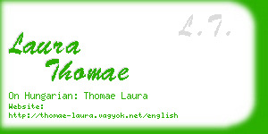 laura thomae business card